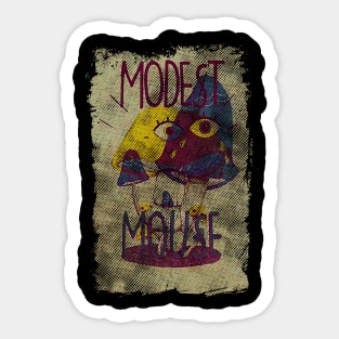 Modest Mouse w/ Halftone Pattern Sticker